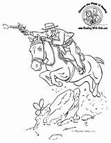 Coloring Cowboy Pages Printable Western Cowboys Print Color Kids Library Popular Coloringhome sketch template