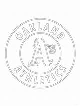Athletics Oakland sketch template