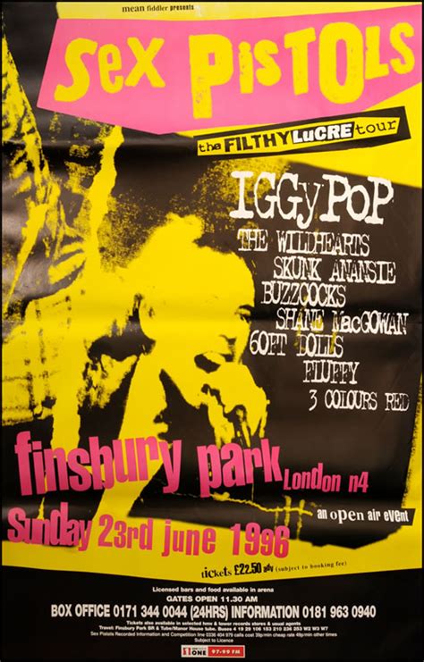 Sold Price Sex Pistols Poster The Filthy Lucre Tour Adshel Format
