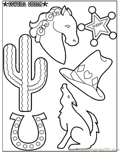 western theme coloring pages  getcoloringscom  printable