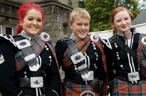 scotland  scotland photograph young pipers  dunkeld perthshire august