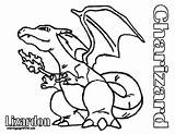 Pokemon Coloring Pages Charizard Mega Getcolorings sketch template