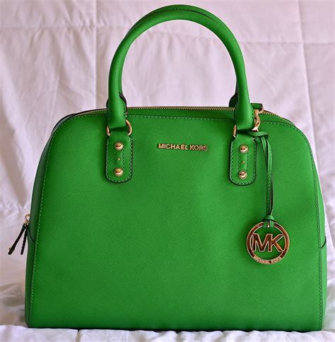 doll fashion mk green handbag