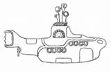 Submarine Beatles Submarino Colouring Amarillo Lone Beader sketch template