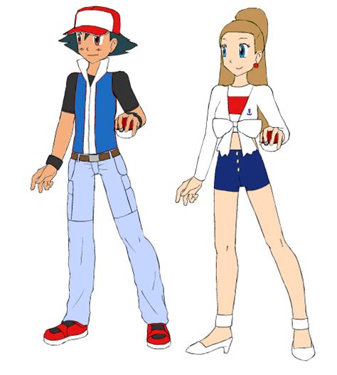 ash and serena years later by gwendenlin on deviantart