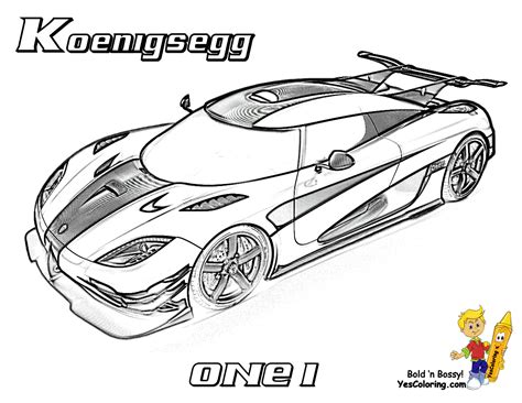 hyper car coloring pages