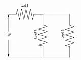 Parallel Series Circuit Resistors Formula Combination sketch template