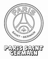 Paris Germain Saint Psg Coloring Pages Logo Print Football Printable Crest Sketch Sketchite Template Credit Larger sketch template