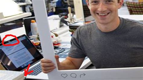 Facebook Ceo Mark Zuckerberg Covers His Laptop Camera By
