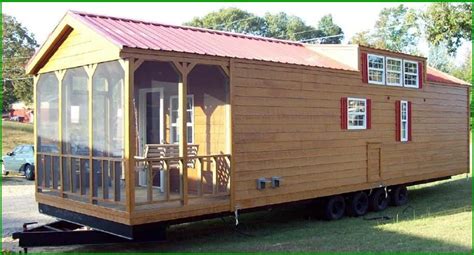 suwannee  rustic cabin park model mobile tiny home wporch  florida ebay park