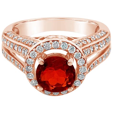 a bold contemporary fire opal ring at 1stdibs