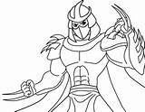Shredder Supervillains sketch template