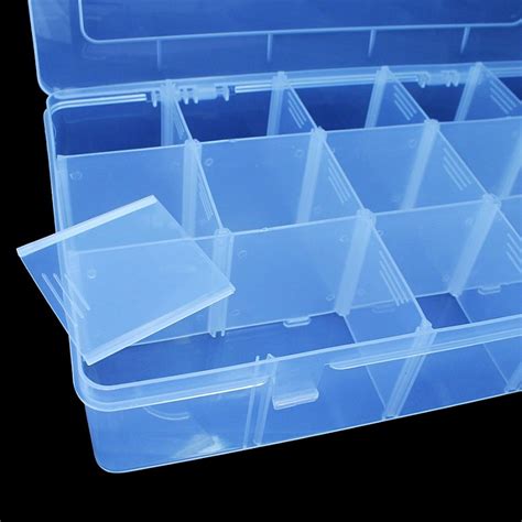 compartment plastic storage box  removable compartments jb