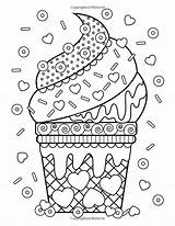 Coloriage Mandalas Mandala Imprimir Ausmalbilder Erwachsene Getcolorings Unhealthy Cupcakes Junk Kleurplaat Panques Gatito Sorvetes Creams Bolos Riscos Graciosos Adults Zentangle sketch template