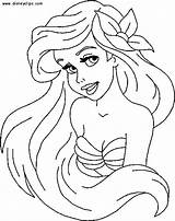Mermaid Coloring Pages Elsa Printable Getcolorings Color Little sketch template