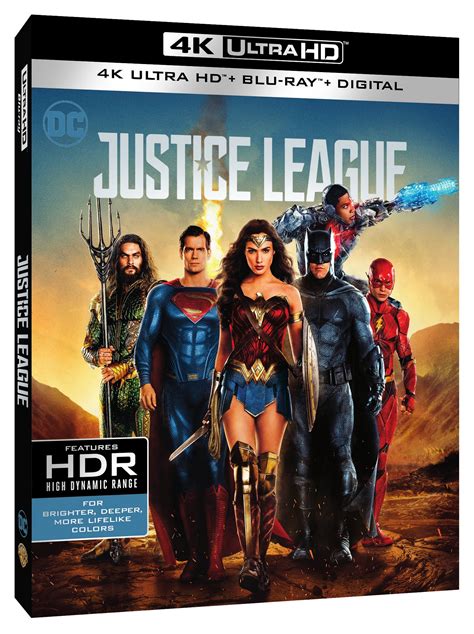 justice league digital and 4k blu ray dvd release dates announced read