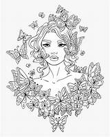 Coloring Adult Amazoncom Colouring Clip Books Girl Adults Pages Clipartkey sketch template
