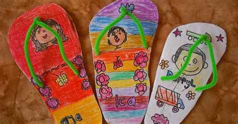 kids craft directory flip flop