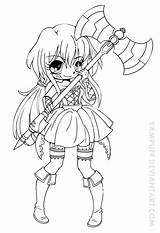 Deviantart Yampuff Lineart Coloriages Pigtails Adulte Colouring Soldat Effortfulg Flats Axe Rubee Vampire Sureya Mewarnai Guerrière 123dessins Cupcake Salvato Puff sketch template