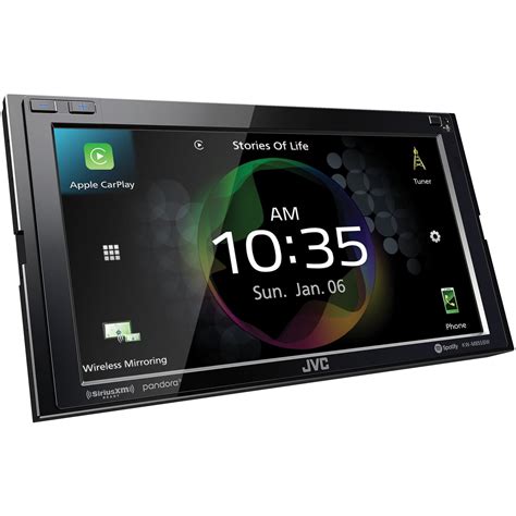 jvc kwmbw  double din car stereo  wired  wireless apple carplay android auto