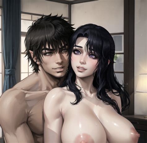 Rule 34 Ai Generated Akiko Aoshika Akira Inugami Big Breasts Couple