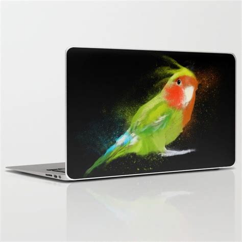 parrot nebula laptop ipad skin  okopipi design society ipad skin laptop skin skin laptop