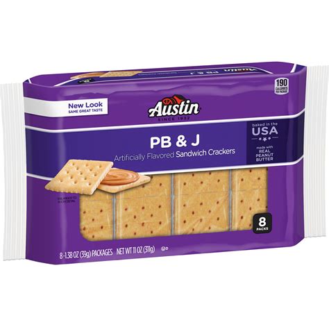 austin sandwich crackers pb    ct  oz walmartcom