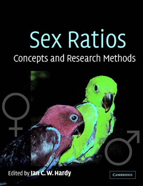 Statistical Analysis Of Sex Ratios An Introduction
