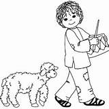 Drummer Boy Coloring Pages Little His Chased Sheep Followed Dog Kidsplaycolor Clip Christmas Getdrawings Drawing sketch template
