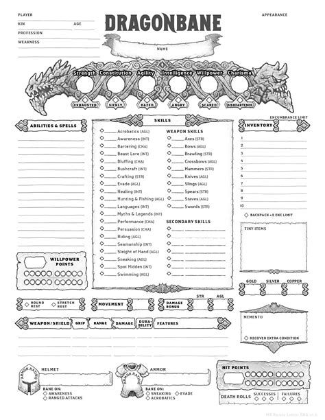 dragonbane character sheet eng letter greyscale ms remix 1 6 hosted at