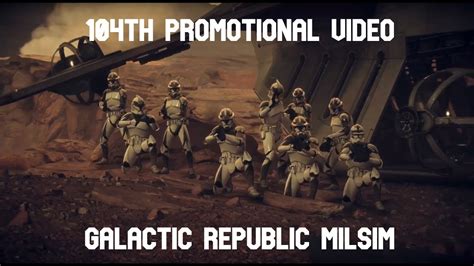 galactic republic milsim  battalion promotional video star wars battlefront
