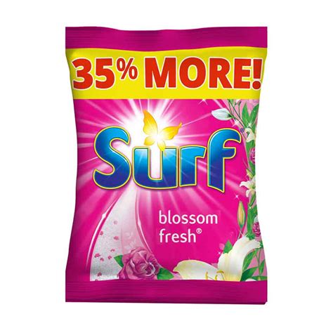 surf blossom fresh laundry powder detergent  pouch  day