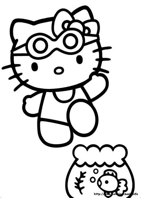 kitty coloring pages  toddlers  crafter files