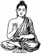 Gautam Mahatma Kleurplaten Portal Budha Bezoeken Purnima Webstockreview sketch template