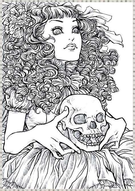 halloween coloring pages  adults skull coloring pages halloween