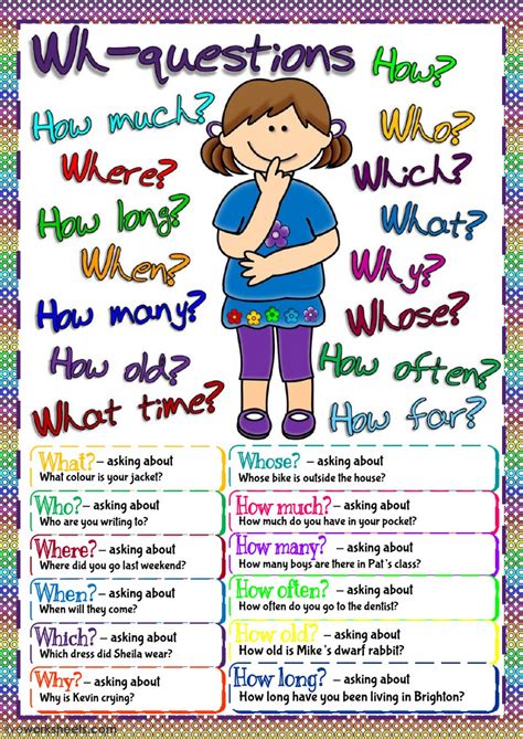 wh questions interactive worksheet