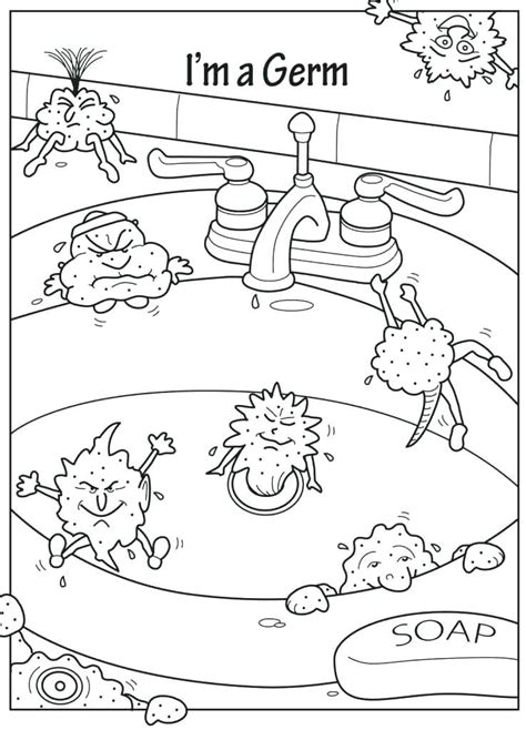 hand washing coloring pages  preschoolers  getdrawings