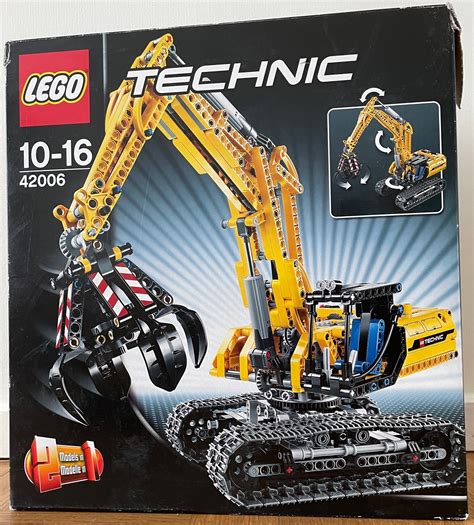 lego technic  excavator se bilder foer  koep pa tradera