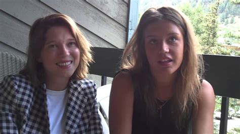 Lea Seydoux And Adele Exarchopoulos Talk Blue Is The