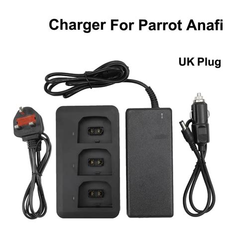 follurefor parrot anafi drone multi batteries balance fast charger