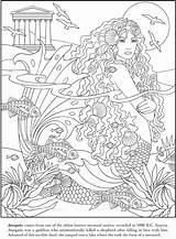 Coloring Pages Book Mermaids Dover Mermaid Books Adult Printable Awesome These Publications Adults Printables Found Under Online Include Some But sketch template