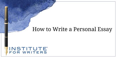 write  personal essay ifw writing contest