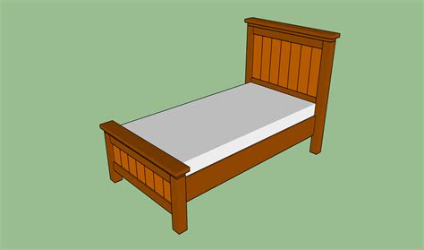 twin bed frame plans  drawers colin