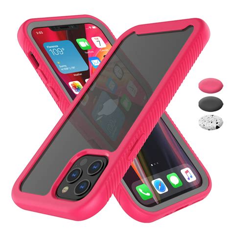 apple iphone  pro max case  takfox shock absorbing rugged shockproof crystal clear hard