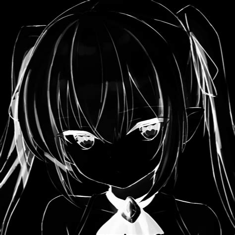 pin  tenshi  black anime avatar profile pic goth wallpaper cute anime wallpaper gothic anime