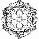 Mandala Coloring Pages Abstract sketch template