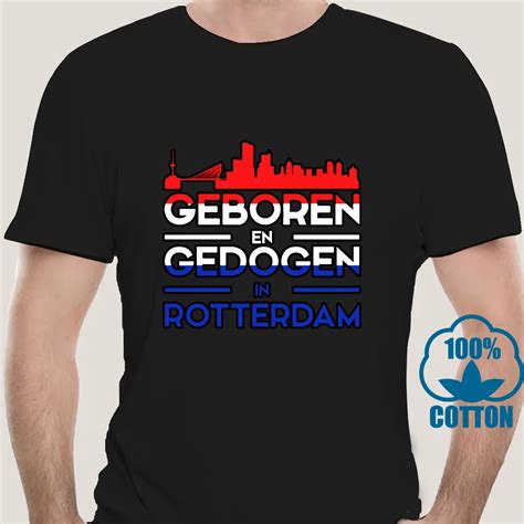 rotterdam citytrip gift tourism  shirt custom summer style fitness clothing mens  shirts