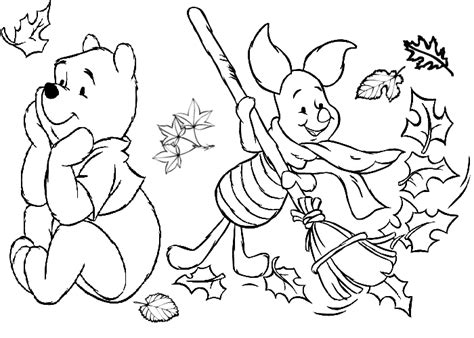 fall coloring pages  kids disney coloring pages