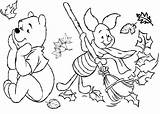 Coloring Pages Fall Kids Disney sketch template