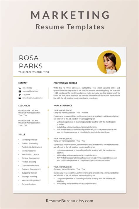 creative resume template instant    retail resume